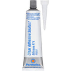 Permatex 80050 Clear RTV Silicone Adhesive Sealant, 3 oz