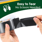 EFOK 10 Pack Duct Tape Heavy Duty Waterproof, Black Duct Tape Bulk 1.88 Inch X 90 Ft, Strong Adhesive for Indoor Outdoor Tear By Hand