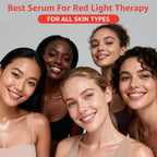 Red Light Therapy Serum, Red Light Therapy Activation Serums Amplify Effects & Reduce Wrinkles with Hydrating, Vitamin E Redlight Serum for Face, Rose Extract Facial Serums for Women, 1.0 FL.OZ