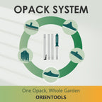 ORIENTOOLS Artificial Turf Rake, Curved Grass Rake with 4-Section Adjustable Steel Handle from 30" to 53", Hand Telescopic Brush, for Artificial Turf, Patios, Carpets, Pet Hairs and Garden Lawn Clean