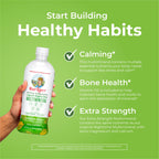 MaryRuth Organics Extra Strength Nighttime Liquid Multimineral | Sugar Free | Calm Magnesium Citrate | NO Melatonin | Calcium Magnesium Zinc | Muscle Relaxation | Lemonade Flavor | Vegan | 32 Serving