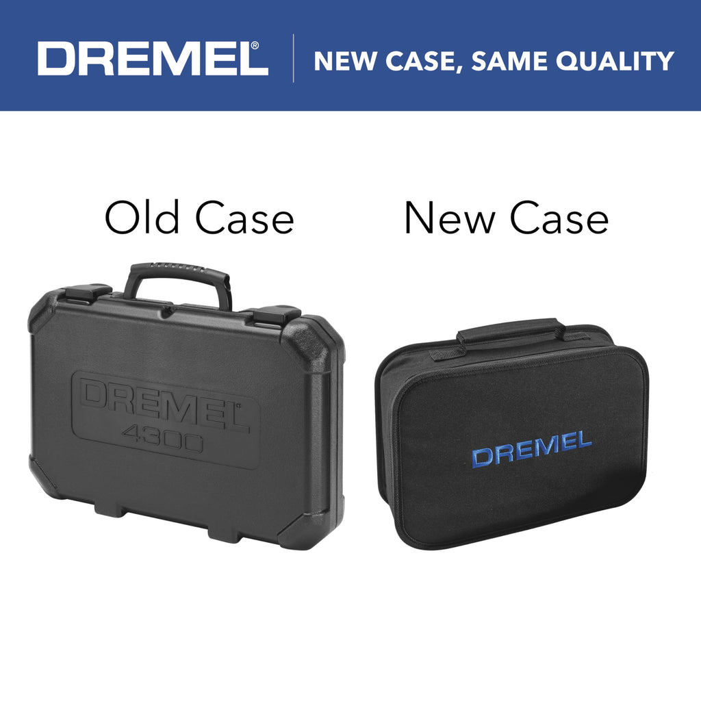 Dremel 4300-5/40 High Performance Rotary Tool Kit with LED Light- 5 Attachments & 40 Accessories - Ideal for Grinding, Cutting, Wood Carving, Sanding, and Engraving