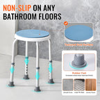 VEVOR Shower Chair for Inside Shower, FSA or HSA Eligible, 360 Degree Swivel Shower Stool, Non-Slip Bench Bathtub Seat Stool for Elderly Disabled Adults Handicap, 300 lbs Capacity
