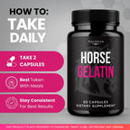 Valdivia (5 Pack) Horse Gelatin Capsules - Official HorseGelatin Supplement, Premium Formula, Natural Vitamins for Health & Wellness - 300 Capsules for 5 Months