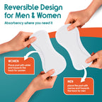 Inspire Ultra Absorbency Incontinence Booster Pads | Absorbs Over 4 Cups! | for Women or Men, Adhesive Strip Use in Incontinence Underwear and Diapers Leak-Free (66 Count)