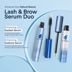 Terez & Honor Advanced Enhancing Eyelash and Eyebrow Serum (Lash Brow Serum Duo Pack)