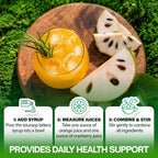 NutraPeaks Soursop Bitters Liquid Immunity + Energy Shots, 16 fl oz, 2 Pack