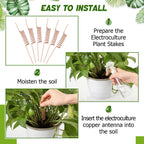 Acellegic 20 Pcs Electroculture Plant Stakes Copper Rods,Classic,6 Inch