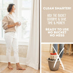 Quick Shine Multi Surface Floor Cleaner 27oz, 6Pk | Ready to Use-Streak Free- No Rinse | Use on Hardwood, Laminate, Luxury Vinyl Plank & Stone | Use in Spray Mops & Vac Mops | Safer Choice Cleaner