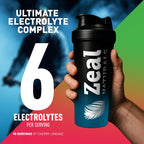 Zeal Electrolyte Powder - 90 Servings | Keto Electrolytes Powder | Zero Sugar, BCAAs, B-Vitamins | Potassium, Zinc, Magnesium | Hydration Powder Recovery Drink | Cherry Limeade