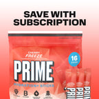 PRIME HYDRATION+ Electrolyte Powder Sticks, Strawberry Banana, Sugar Free Hydration Drink Mix with Potassium, Magnesium & B Vitamins to Replenish Fluids, Caffeine Free, 16 Count
