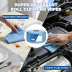 Synvicovan Heavy Duty Cloths, Extra Absorbent Towels Jumbo Roll,Blue