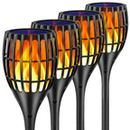 Ollivage Solar Lights Outdoor 43" Flickering Flame Solar Torch Lights