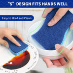 CELOX 36 Pack Non-Scratch Dish Sponge, Dual Sided Kitchen Sponges for Dishes, Long Lasting Dishwashing Household Cleaning Sponges for Kitchen, Easy to Dry and Reusable