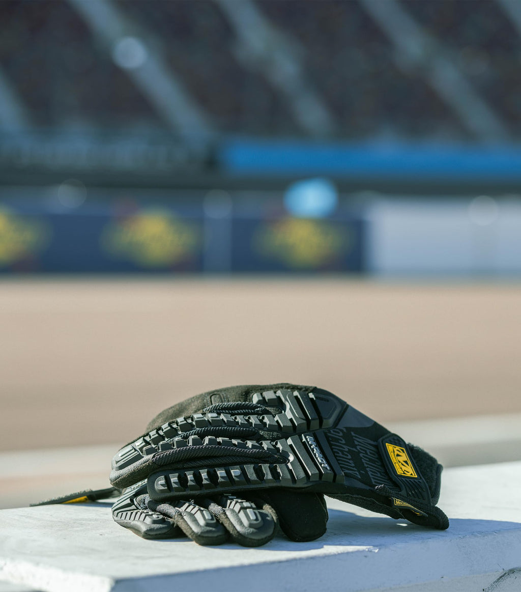 Mechanix Wear M-Pact Impact Resistant Work Gloves - Durable Safety Gloves for Men - Touchscreen Capable - Machine Washable - Breathable - Large - Black