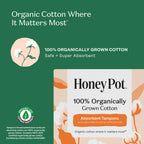 The Honey Pot Company - Tampons Regular & Super - 54 Count, 3 Packs of 18