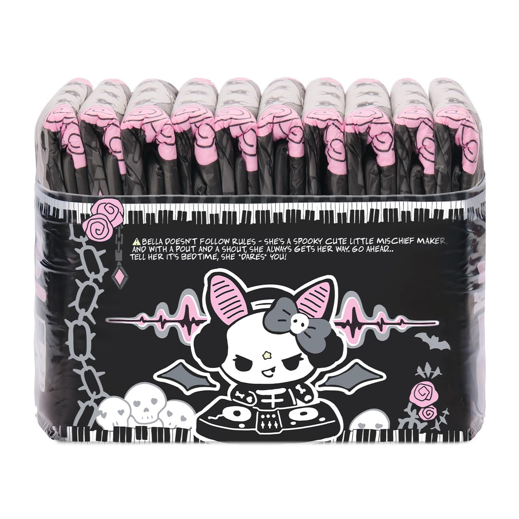 Littleforbig Ultra Absorbent 7000 mL Adult Printed Diaper 10 Pieces - Goth Brat (Large 36"-48")