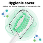Replacement Toothbrush Heads for Philips Sonicare E-Series/Essence/Xtreme/Elite and Other Screw-on Electric Toothbrush Models, 8 Pack, Dupont Bristles with Protective Cover