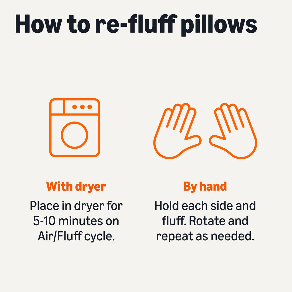 Amazon Basics Throw Pillow Insert, Down Alternative Fiberfill, Hypoallergenic, Machine Washable, 20 Inch, 2-Pack, for Sofa Bed Couch