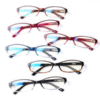 NORPERWIS 6 Pack Ladies Reading Glasses for Women Blue Light Blocking Spring Hinge Fashion Eyeglasses Readers for Women (Mix Color, 2.00)