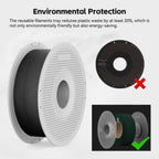 Original AMS Detachable Filament Spool Compatible with Bambu Lab 3D Printer,Reusable Filament Reel Holder Fits PLA, PETG, ABS Filament Spool for Bambulab A1/A1 Mini,Support Low-Temp Environment ≤ 70°C