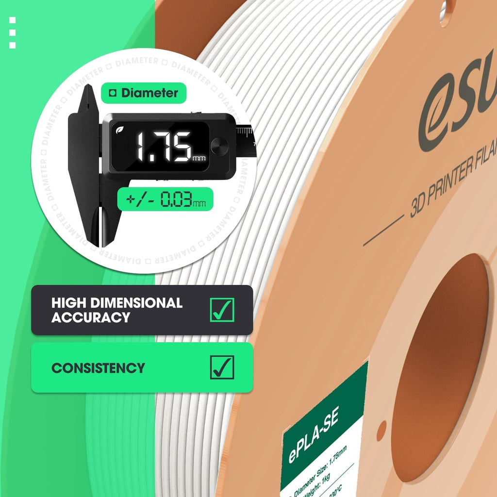 eSUN PLA Basic Filament 1.75mm Holly Green, 1KG Spool (2.2 LBS)