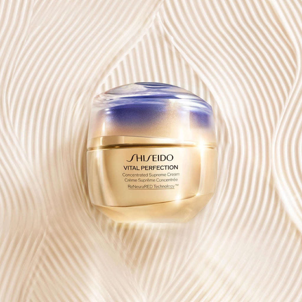 Shiseido Vital Perfection Concentrated Supreme Cream - 50 mL - Rich Moisturizer for Sculpting and Even Tone