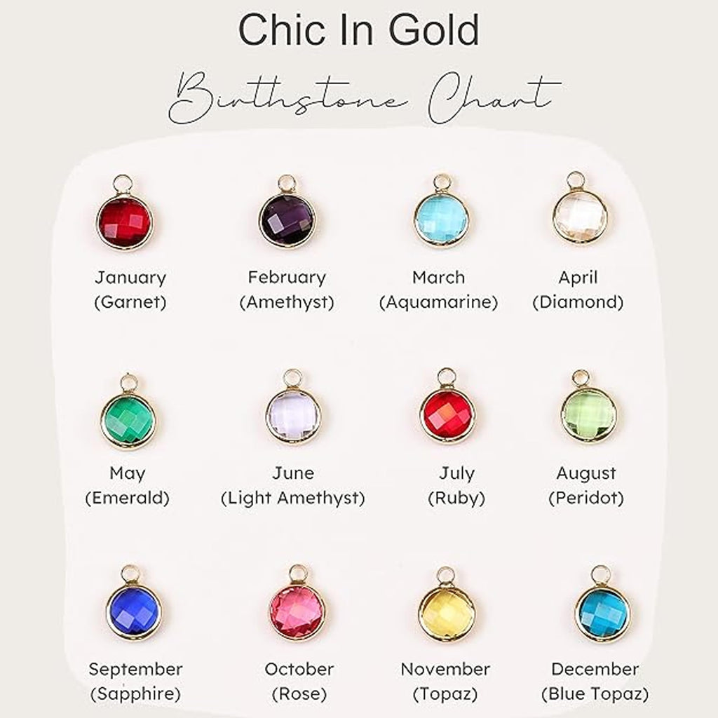 Birthstone Necklace for Mom, Women, Mothers Day Gift, Personalized Jewelry