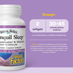 Stress-Relax Tranquil Sleep by Natural Factors, Sleep Aid with Suntheanine L-Theanine, 5-HTP, Melatonin, 90 Softgels
