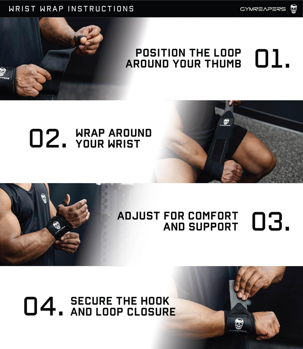 Gymreapers Weightlifting Wrist Wraps (IPF Approved) 18" Professional Quality Wrist Support with Heavy Duty Thumb Loop - Best Wrap for Powerlifting Competition, Strength Training, Bodybuilding (Desert Sand, 18")
