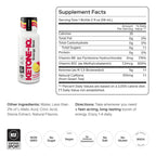 Ketone-IQ Ketone Energy Shots - 100mg Green Tea Caffeine, 5g Exogenous Ketones, and B Vitamins - 24 On The Go Caffeine Shots - Fast Acting Energy Drink (Raspberry Lemonade)