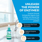 Fly-Zyme Enzyme Drain Cleaner Gel for Pipes, Fruit Flies & Odors, 32 fl oz