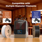 2026 New Official CREALITY Space Pi Filament Dryer Plus, 2 Spools Double 360° 160W PTC Fast Heating 3D Printer Filament Dryer Box, 4''LCD Touch Screen, One-Key Set Filament Drying for PLA PETG ABS TPU
