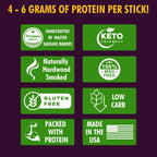 Jerky.com 30pc Meat Sticks Jerky Variety Pack - Beef Jerky Gifts for Men