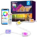 Permanent Outdoor Lights, 200ft Christmas RGB+IC Lights with 100 Modes