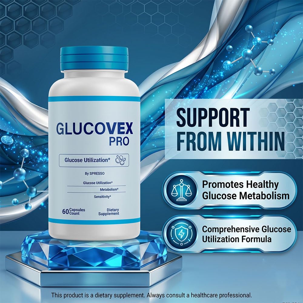 (1 Pack) Glucovex Capsules - Official Glucovex Supplement Pills with Premium Ingredients, Advanced Formula Support for Overall Health & Wellness Reviews (60 Capsules)