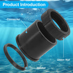 YWOOW SPX3200UNKIT Union Connection Kit for Hayward Tristar,Northstar, EcoStar Pumps, SwimClear Cartridge Filter & Universal H-Series Low Nox Heater (2-Pack)
