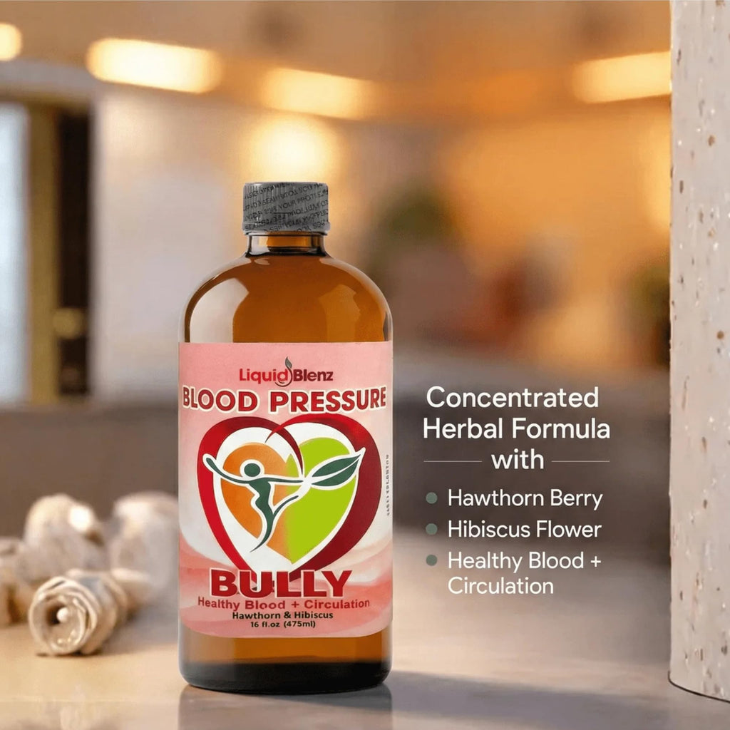 Liquid Blenz Blood Pressure Bully | Herbal Supplement for Healthy Blood Pressure & Circulation Support | 16 fl oz
