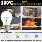 Lava Lamp Bulb 40W 4 Pack E26 Medium Base A15 Appliance Oven Light Bulb