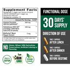 LABO Nutrition VesseCLEAR CX Nattokinase NSK-SD with Gamma Oryzanol — Daily Supplement for Healthy Blood Circulation and Cardiovascular Support — 90 Vegan DRcaps
