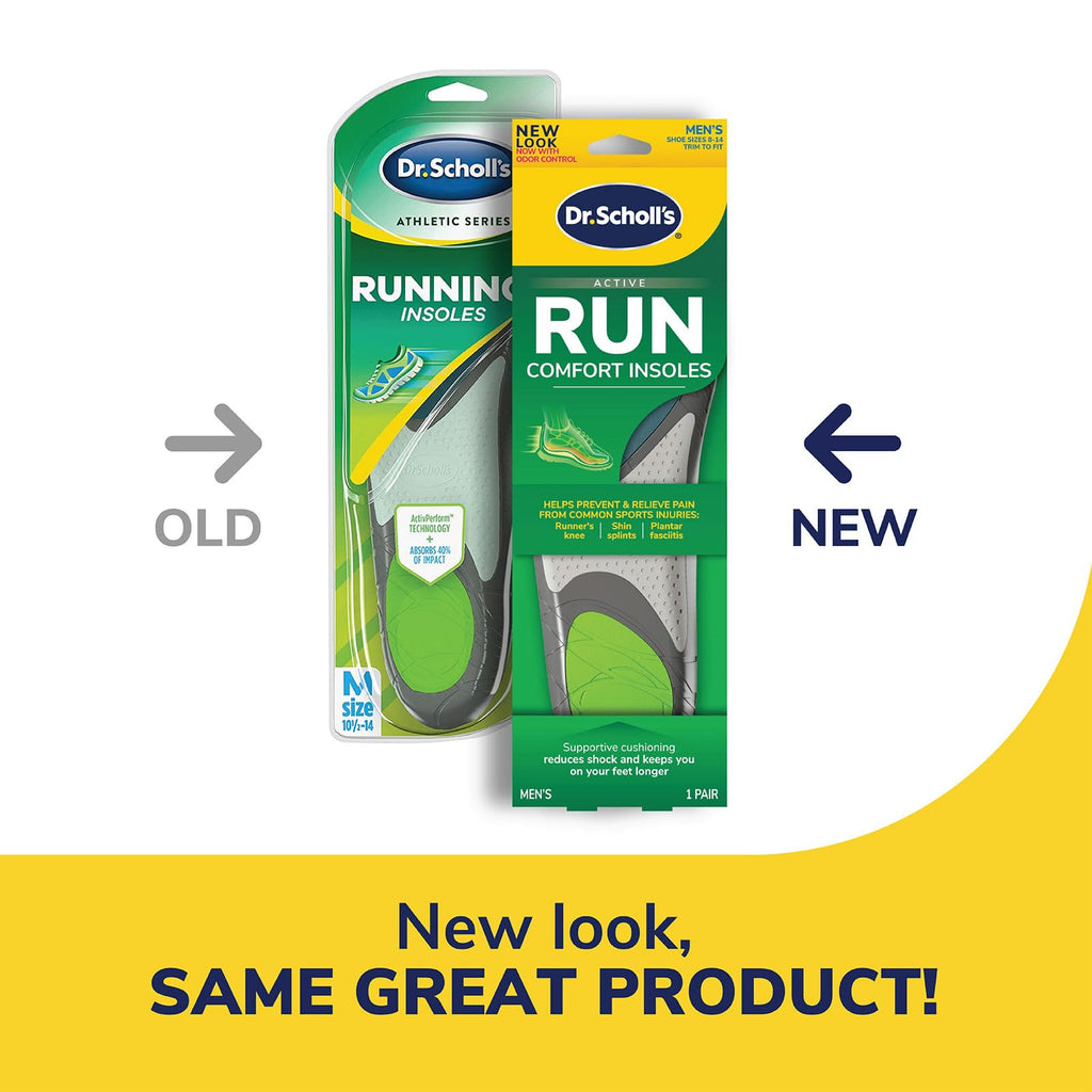 Dr. Scholl's® Run Active Comfort Insoles,Men's, 1 Pair, Trim to Fit Inserts