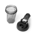 YETI Yonder Helimix Vortex Blender Shaker Bottle Holds up to 20oz | No Blending Ball or Whisk | USA Made | Portable Pre Workout Whey Protein Drink Shaker Cup | Dishwasher Safe, Charcoal