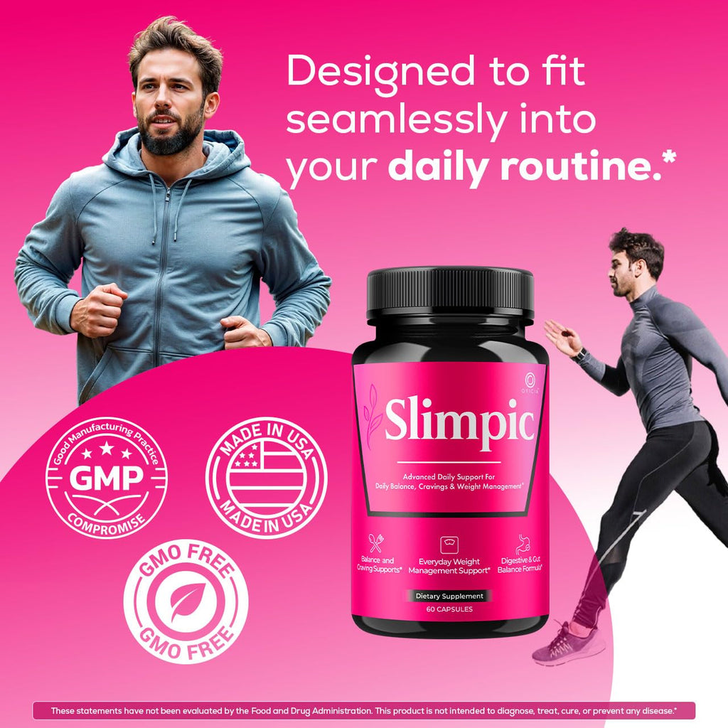 (2 Pack) Slimpic Capsules - Official Slimpic Pills Advanced Premium Formula Support Maximum Strength, All Natural Ingredients Vitamins for Overall Health & Wellness Reviews, 120 Capsules for 2 Months
