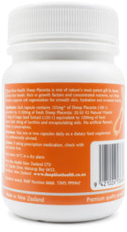 New Zealand Sheep Placenta w/ Grape Seed Extract and Vitamin E - 13500mg x 60 Soft Gel Capsules - Supports Skin Health and Vitality
