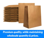 Reli. Paper Grocery Bags (125 Pcs Bulk) (12x7x17) 70 Lbs Basis, Extra Heavy Duty | Brown Paper Bag, Large Grocery Kraft Sacks -Takeout, Restaurant, Retail, Shopping