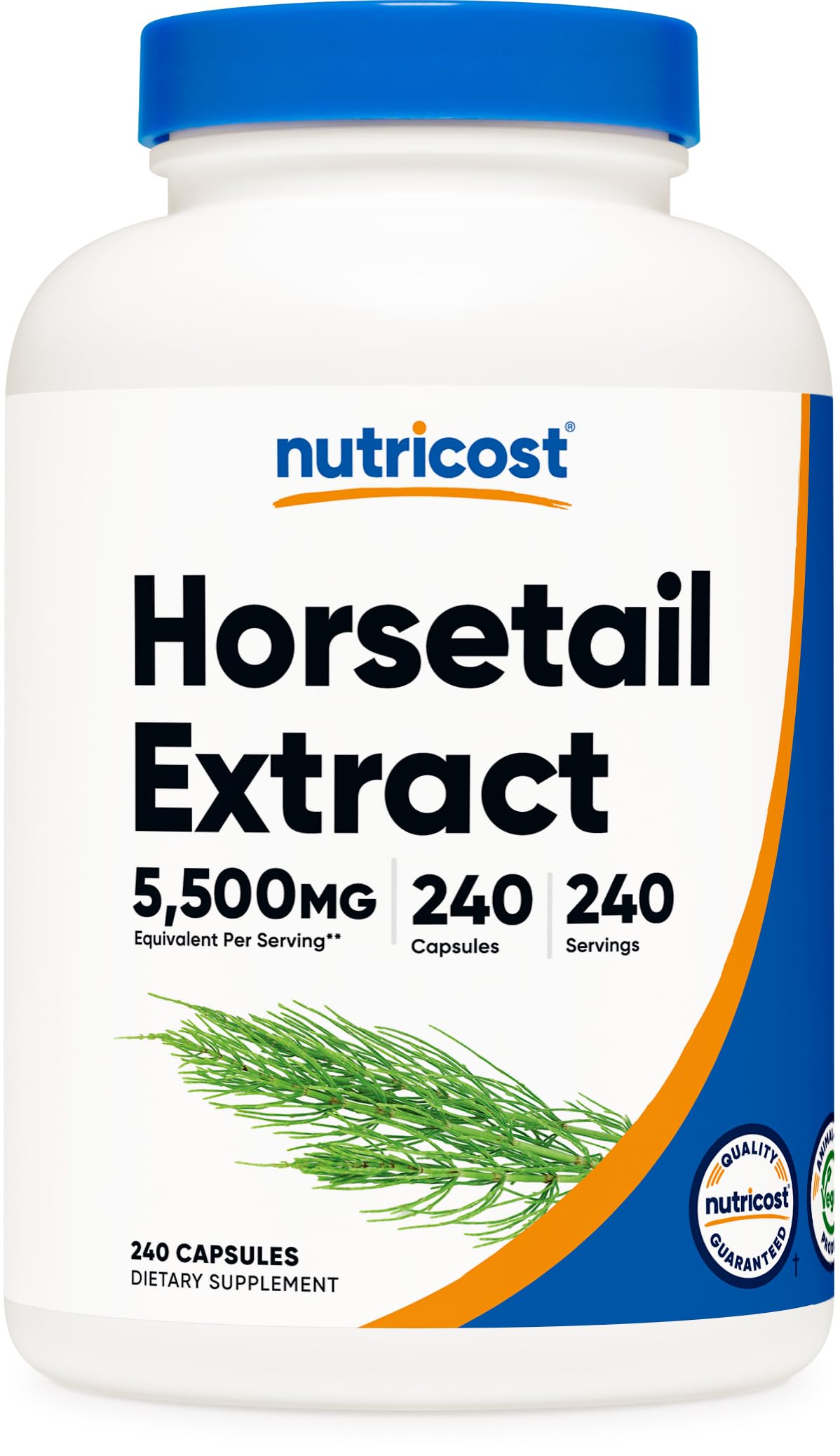 Nutricost Horsetail Extract 240 Capsules for 240 Servings Per Bottle - GMO Free and Gluten Free, Vegan