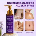 Zotreval Vitae Charm Body Oil, Luxury Body Oil for Crepe Skin, Firming Tightening & Hydrating Body Serum with Vitamin E and Sweet Almond Oil, Smooths Skin for Women
