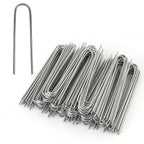 MySit 200 Pack 4 Inch Garden Stakes Galvanized Drip Irrigation Stakes