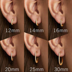NEARLAND 14K Gold Hoop Earrings for Women 14K Gold Earrings for Women