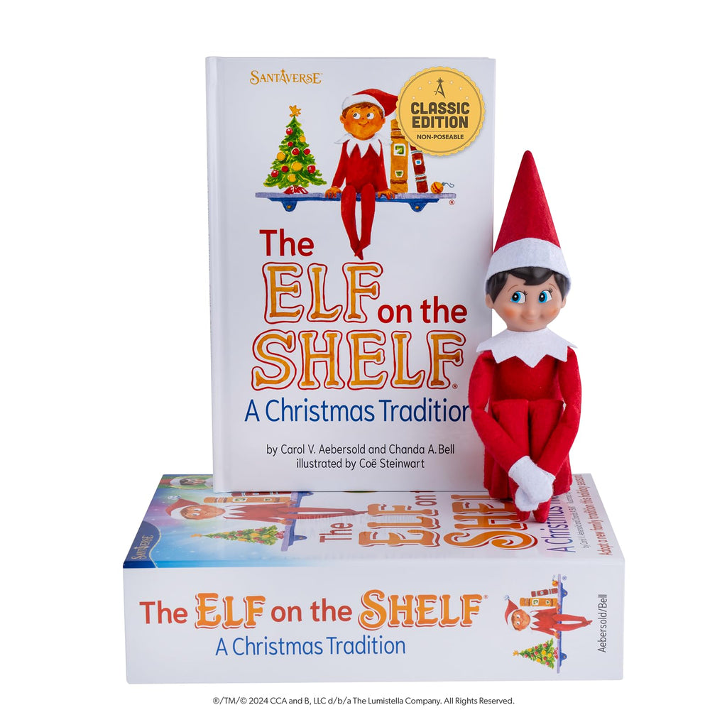 The Elf on the Shelf Box Set - Boy Scout Elf with Blue Eyes